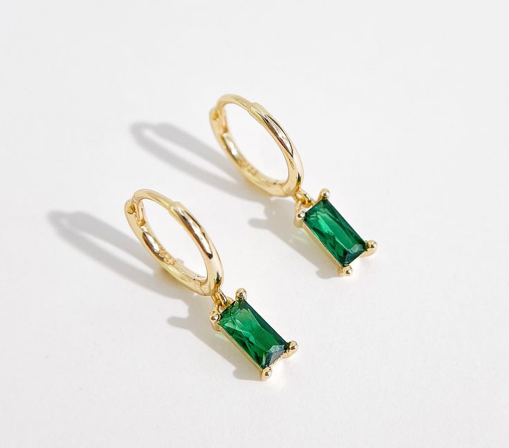 LARGE STONE EARRINGS